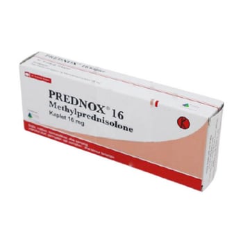 Buy Prednox-16 methylprednisolone 16mg tablet 1's online with MedsGo ...